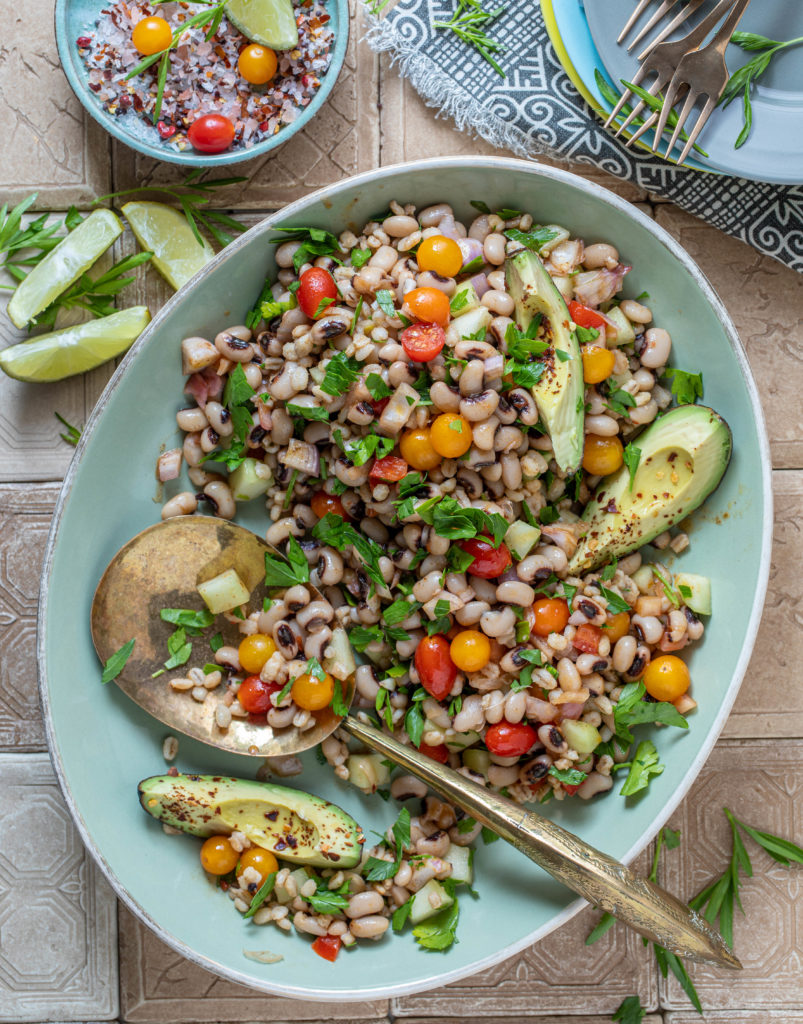 Salatu Niebé ak Barley Senegalese Black-Eyed pea Salad